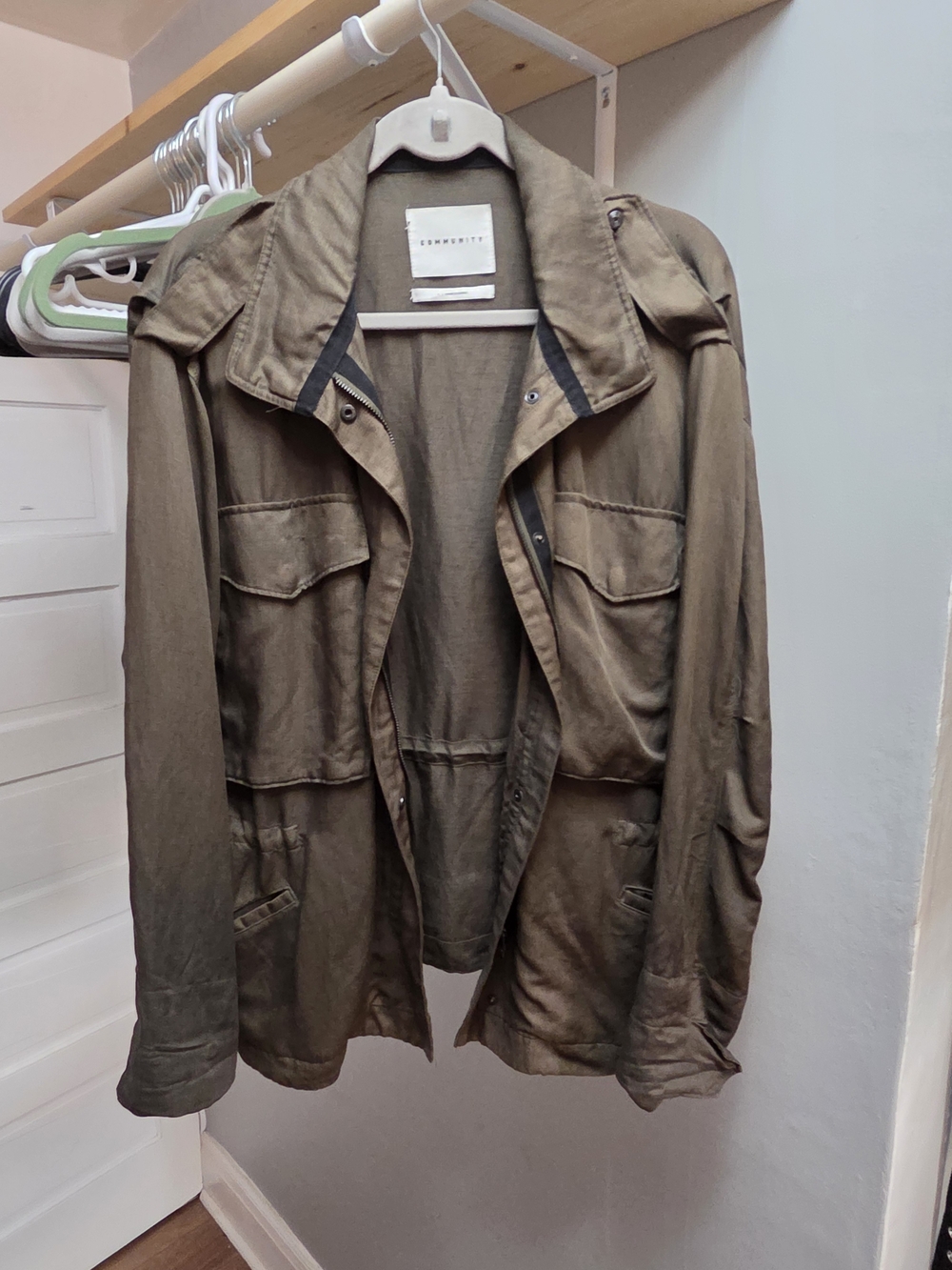 Women's Utility Field Jacket in Olive